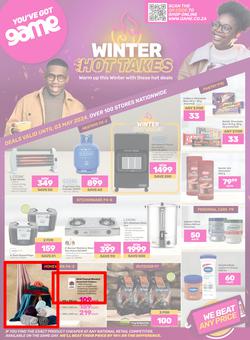 Game : Winter Hot Takes (15 April - 03 May 2024), page 1