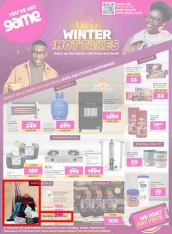Game : Winter Hot Takes (15 April - 03 May 2024), page 1