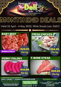 Vanguard Deli Centre : Month End Deals (25 April - 04 May 2025 While Stocks Last)