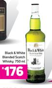 Black & White Blended Scotch Whisky-750ml