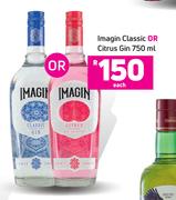 Imagin Classic Or Citrus Gin-750ml Each