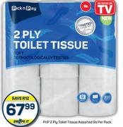 PnP 2 Ply Toilet Tissue Assorted-9's Per Pack