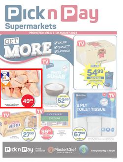 Pick n Pay Eastern Cape : Get More (07 August - 21 August 2024), page 1