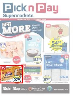 Pick n Pay Eastern Cape : Get More (07 August - 21 August 2024), page 1