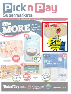 Pick n Pay Eastern Cape : Get More (07 August - 21 August 2024), page 1