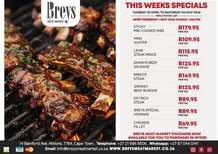 Breys Meat Market : Specials (29 April - 03 May 2025)
