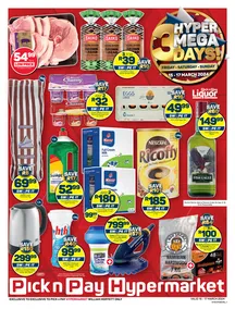 Pick n Pay Hypermarket Eastern Cape : Hyper Mega 3 Days (15 March - 17 March 2024)