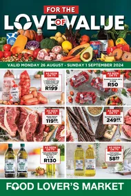 Food Lover's Market Gauteng, Limpopo, North West, Mpumalanga, Free State : For The Love Of Value (26 August - 1 September 2024)