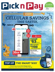 Pick n Pay : Cellular Easter Specials (11 March - 7 April 2024)