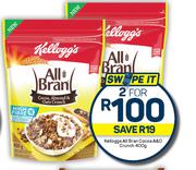 Kelloggs All Bran Cocoa A&O Crunch-For 2 x 400g