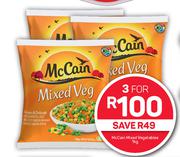 McCain Mixed Vegetables-For 3 x 1Kg