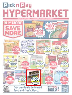 Pick n Pay Hypermarket Eastern Cape : Buy More Save More (22 April - 22 May 2024), page 1