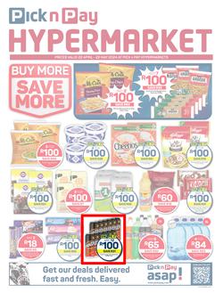 Pick n Pay Hypermarket Eastern Cape : Buy More Save More (22 April - 22 May 2024), page 1