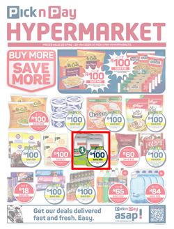 Pick n Pay Hypermarket Eastern Cape : Buy More Save More (22 April - 22 May 2024), page 1