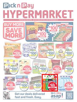 Pick n Pay Hypermarket Eastern Cape : Buy More Save More (22 April - 22 May 2024), page 1