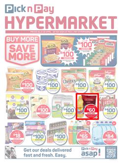 Pick n Pay Hypermarket Eastern Cape : Buy More Save More (22 April - 22 May 2024), page 1