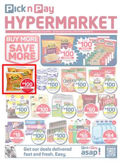 Pick n Pay Hypermarket Eastern Cape : Buy More Save More (22 April - 22 May 2024), page 1
