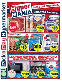 Pick n Pay Hypermarket Eastern Cape : Hyper Specials (26 February - 03 March 2024)