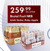 Brutal Fruit NRB Litchi Seshe/Ruby Apple-24 x 275ml