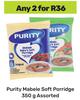 Purity Mabele Soft Porridge Assorted-For Any 2 x 350g