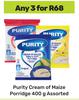 Purity Cream Of Maize Porridge Assorted-For Any 3 x 400g