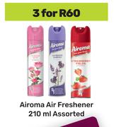 Airoma Air Freshener Assorted-For 3 x 210ml