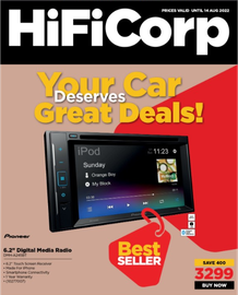 HiFi Corp : Your Car Deserves Great Deals (2 August - 14 August 2022)