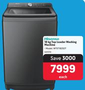Hisense 18Kg Top Loader Washing Machine