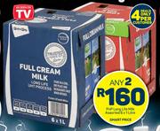PnP Long Life Milk Assorted-Any 2 x 6 x 1L