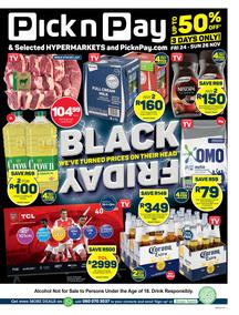 Pick n Pay Western Cape : Black Friday Specials (24 November - 26 November 2023)