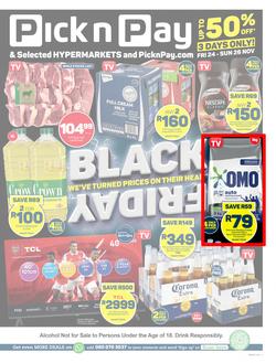 Pick n Pay Western Cape : Black Friday Specials (24 November - 26 November 2023), page 1
