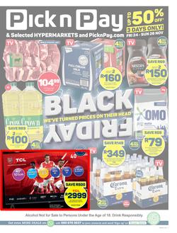 Pick n Pay Western Cape : Black Friday Specials (24 November - 26 November 2023), page 1