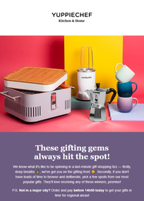 Yuppiechef : These Gifting Gems Always Hit The Spot (Request Valid Dates From Retailer)