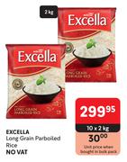 Excella Long Grain Parboiled Rice-10 x 2Kg