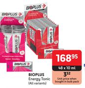Bioplus Energy Tonic (All Variants)-48 x 10ml