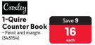 Croxley 1 Quire Counter Book-Each