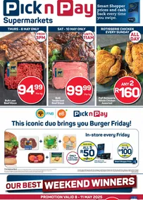 Pick n Pay Eastern Cape : Weekend Specials (08 May - 11 May 2025)
