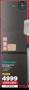 Hisense 264Ltr Fridge Freezer Inox H37BIT