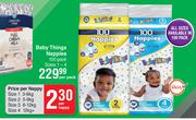 Baby Things Nappies 100 Pack Sizes 1-4-Per Pack
