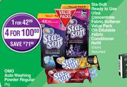 Sta Soft Ready To Use Ultra Concentrate Fabric Softener Value Pack-500ml