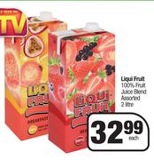 Liqui Fruit 100% Fruit Juice Blend Assorted-2L Each