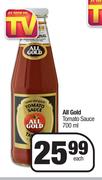 All Gold Tomato Sauce-700ml Each