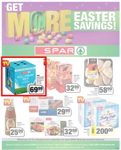 SPAR EASTERN CAPE : Get More Easter Savings (22 March - 03 April 2022) Valid In Acres, Algoa Park, Algoa Foods, Aliwal North, Aspen, Burgersdorp, Cambridge, Camdeboo, Cradock, Dagbreek, De Freitas, page 1
