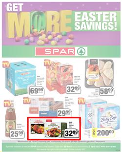 SPAR EASTERN CAPE : Get More Easter Savings (22 March - 03 April 2022) Valid In Acres, Algoa Park, Algoa Foods, Aliwal North, Aspen, Burgersdorp, Cambridge, Camdeboo, Cradock, Dagbreek, De Freitas, page 1