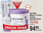 Epi-Max Baby & Junior Cream Banded Pack 400g Plus 100g Free- Per Pack