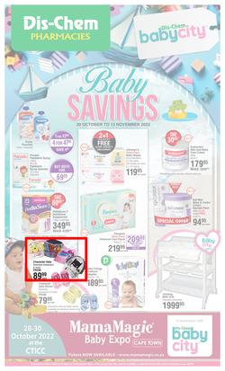 Dis-Chem : Baby Savings (20 October - 13 November 2022), page 1