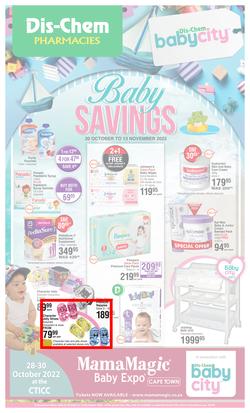 Dis-Chem : Baby Savings (20 October - 13 November 2022), page 1