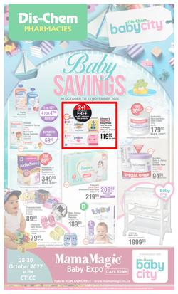 Dis-Chem : Baby Savings (20 October - 13 November 2022), page 1