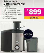 Salton deals juice extractor