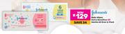 Johnson's Baby Wipes Extra Sensitive Or Gentle All Over 6 Pack